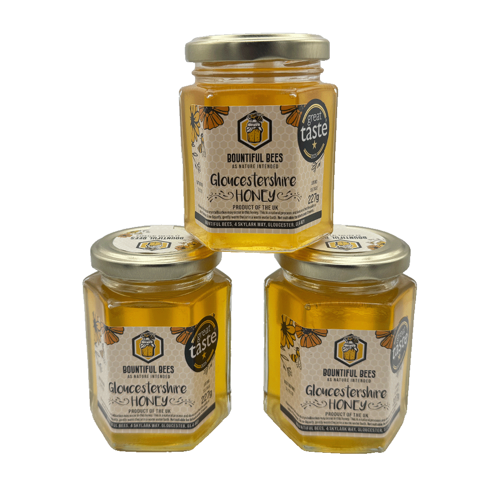 3 Pack of Gloucestershire Honey 227g