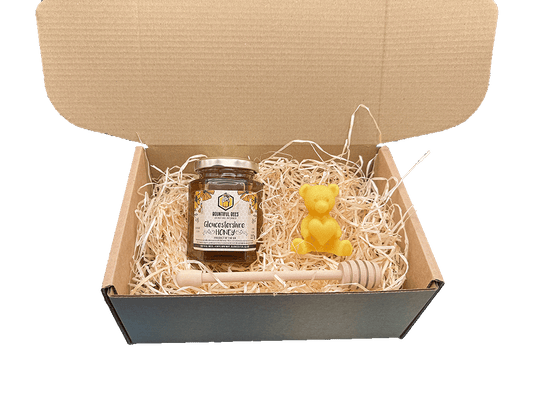 Honey Bee Lovers Gift Set! Honey + Candle Gift Bundle