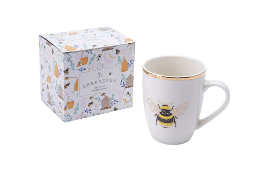 Bee Happy Porcelain Mug – Gift Boxed Bee Mug