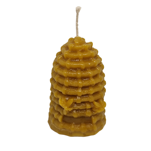 Large Skep Beeswax Candle