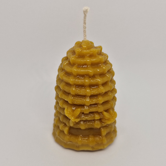 Large Skep Beeswax Candle