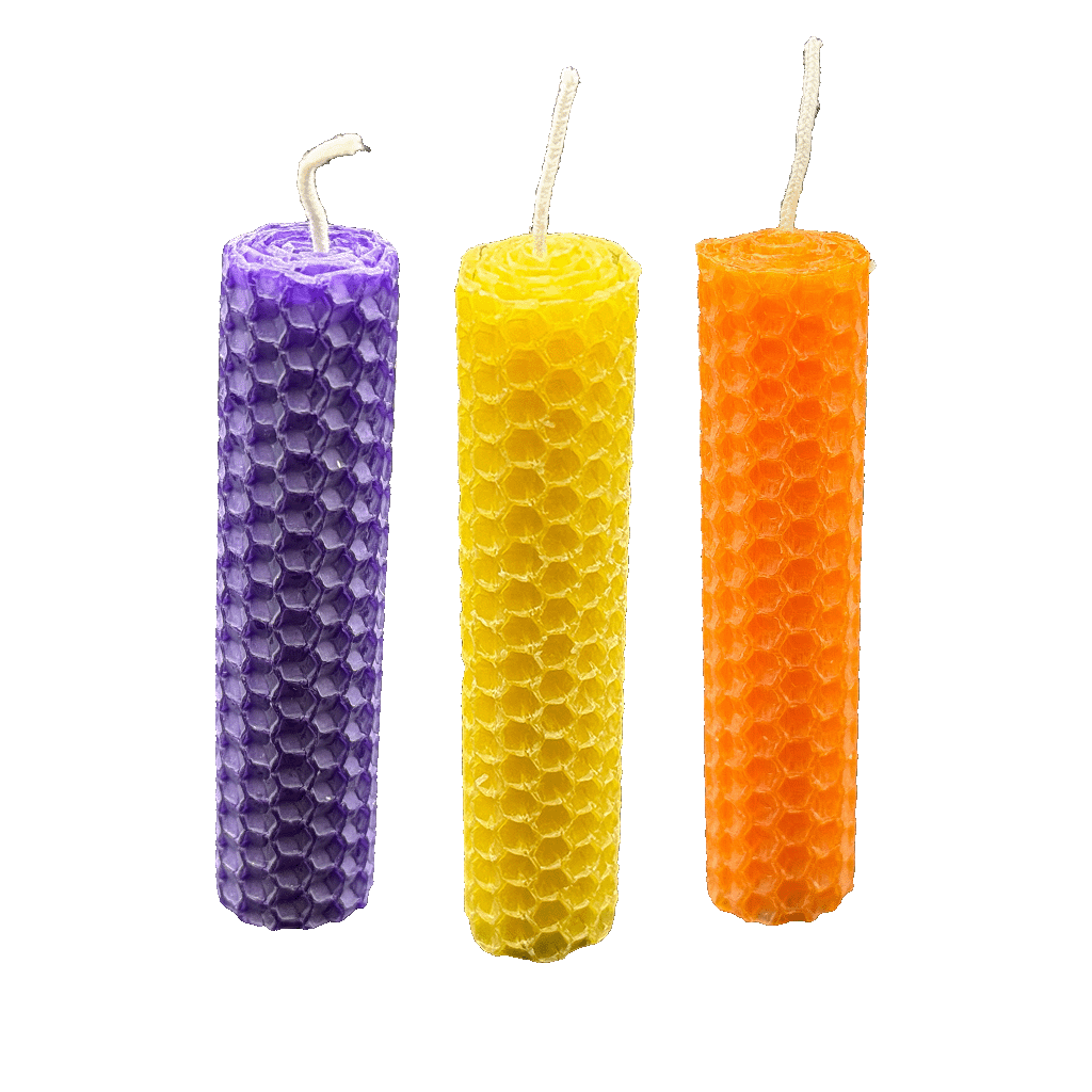 Pick and Mix Rolled 3 Candle Bundle