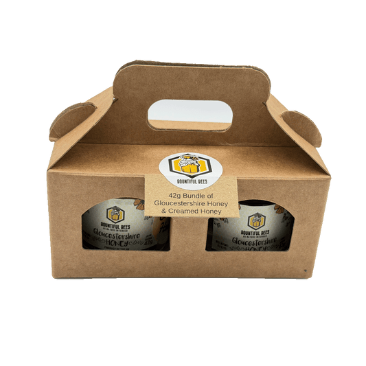 Runny and Creamed 42g Gloucestershire Honey Bundle