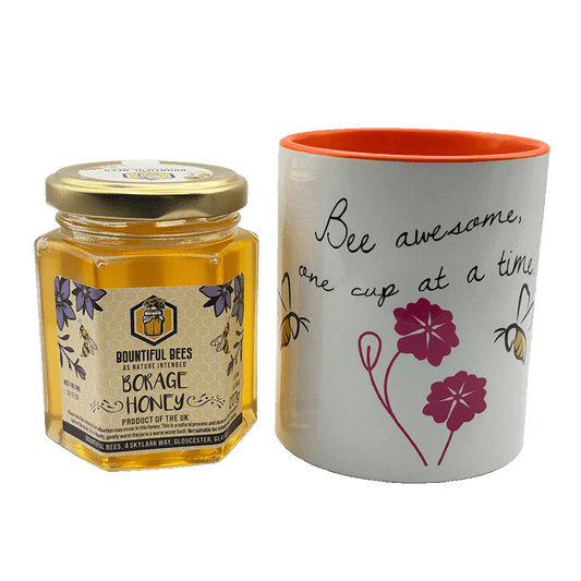 Limited Bee Awesome Borage Honey Gift Set – 227g
