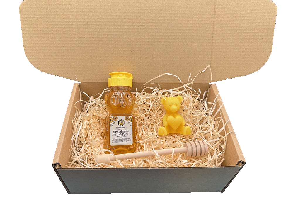 Honey Bee Lovers Gift Set! Honey + Candle Gift Bundle