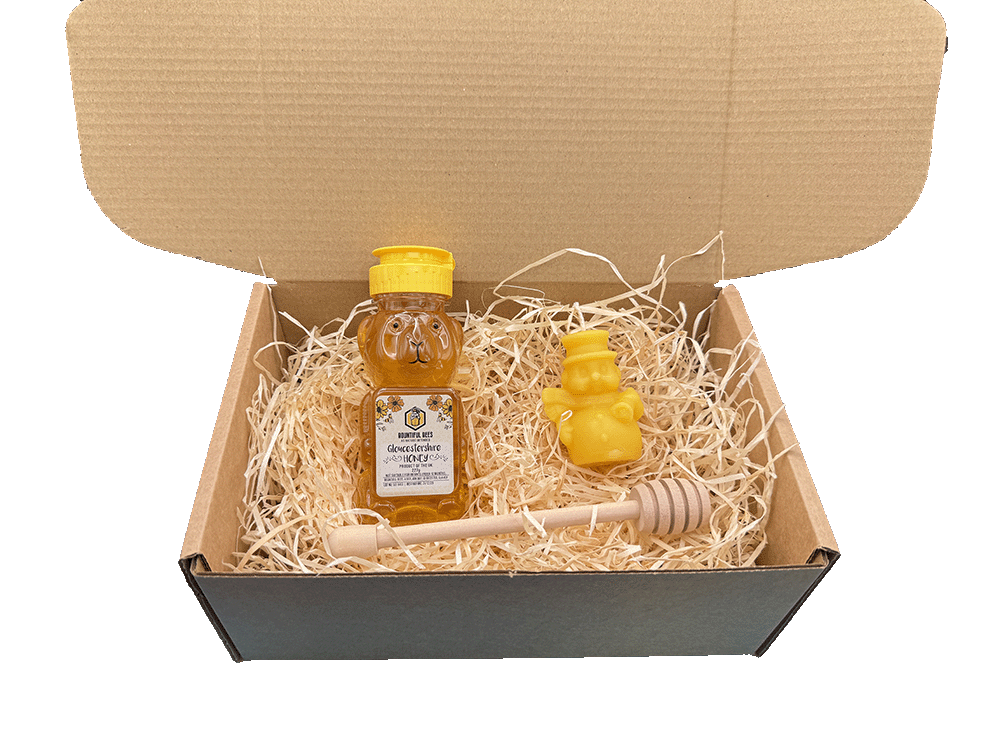 Honey Bee Lovers Gift Set! Honey + Candle Gift Bundle