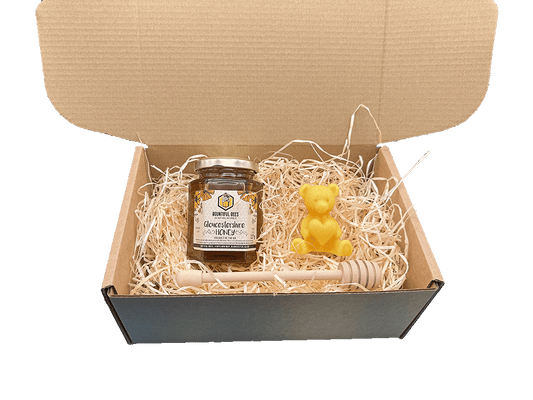 Honey Bee Lovers Gift Set! Honey + Candle Gift Bundle